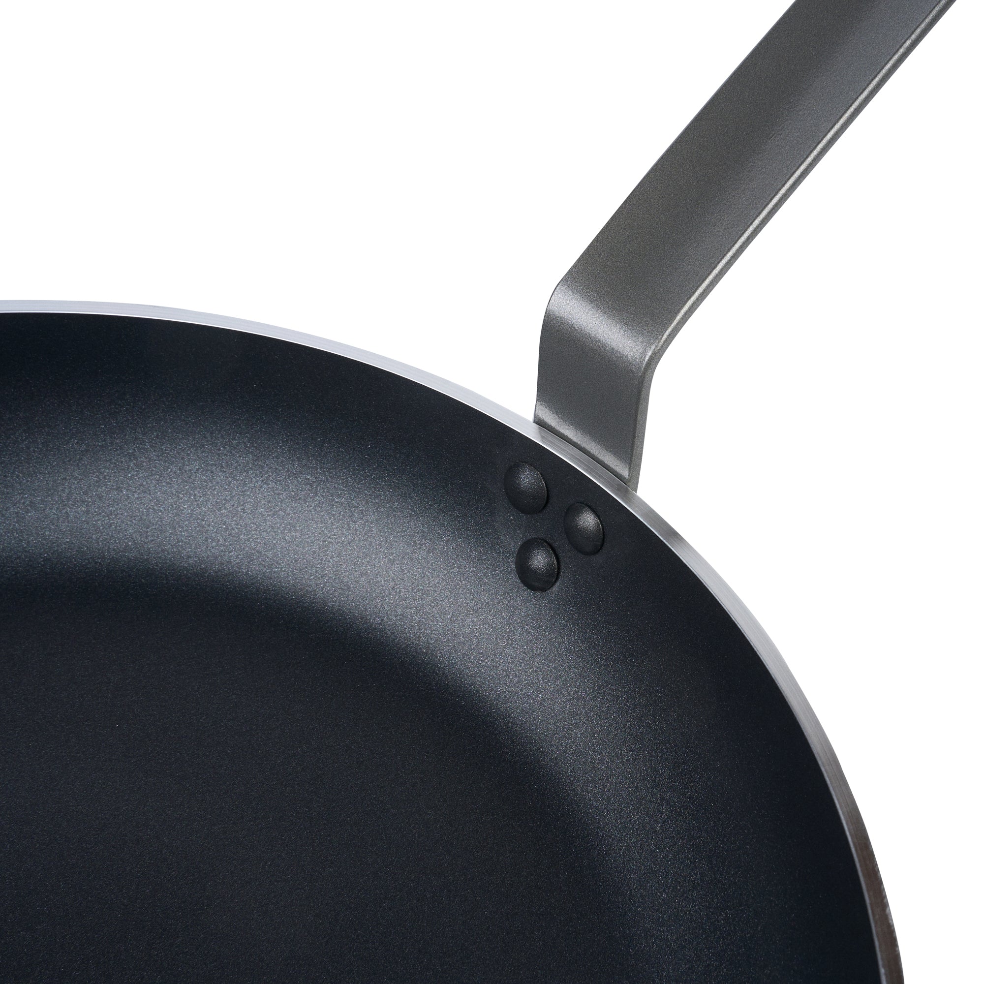 Met Lux Aluminum 13" Fry Pan - Non-Stick, Induction Ready, Heavy Duty - 6 count box