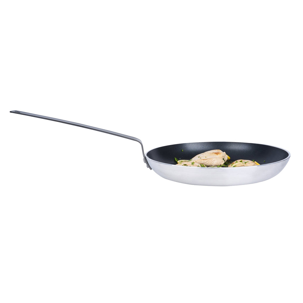 Met Lux Aluminum 14" Fry Pan - Non-Stick, Induction Ready, Heavy Duty - 1 count box