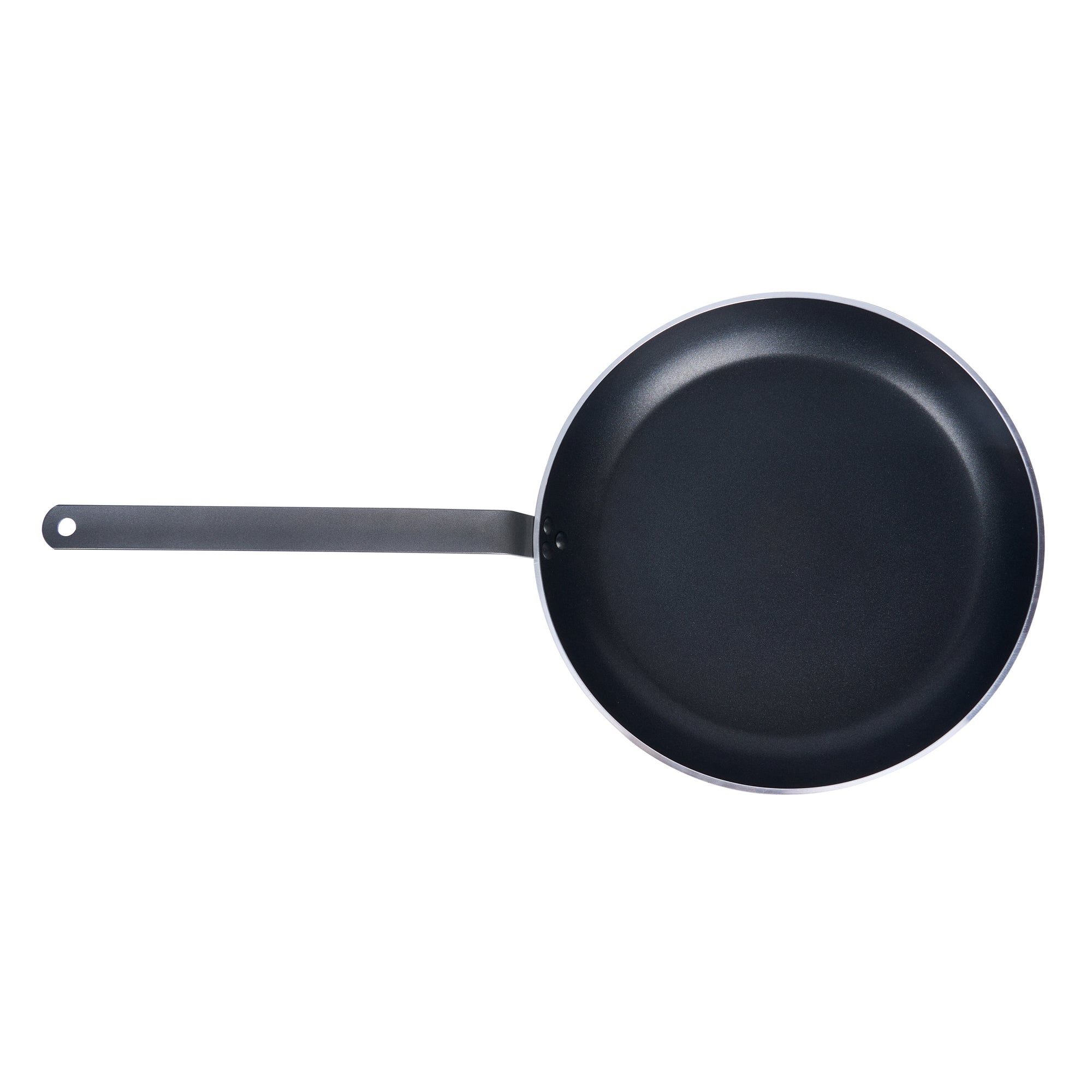 Met Lux Aluminum 14" Fry Pan - Non-Stick, Induction Ready, Heavy Duty - 1 count box