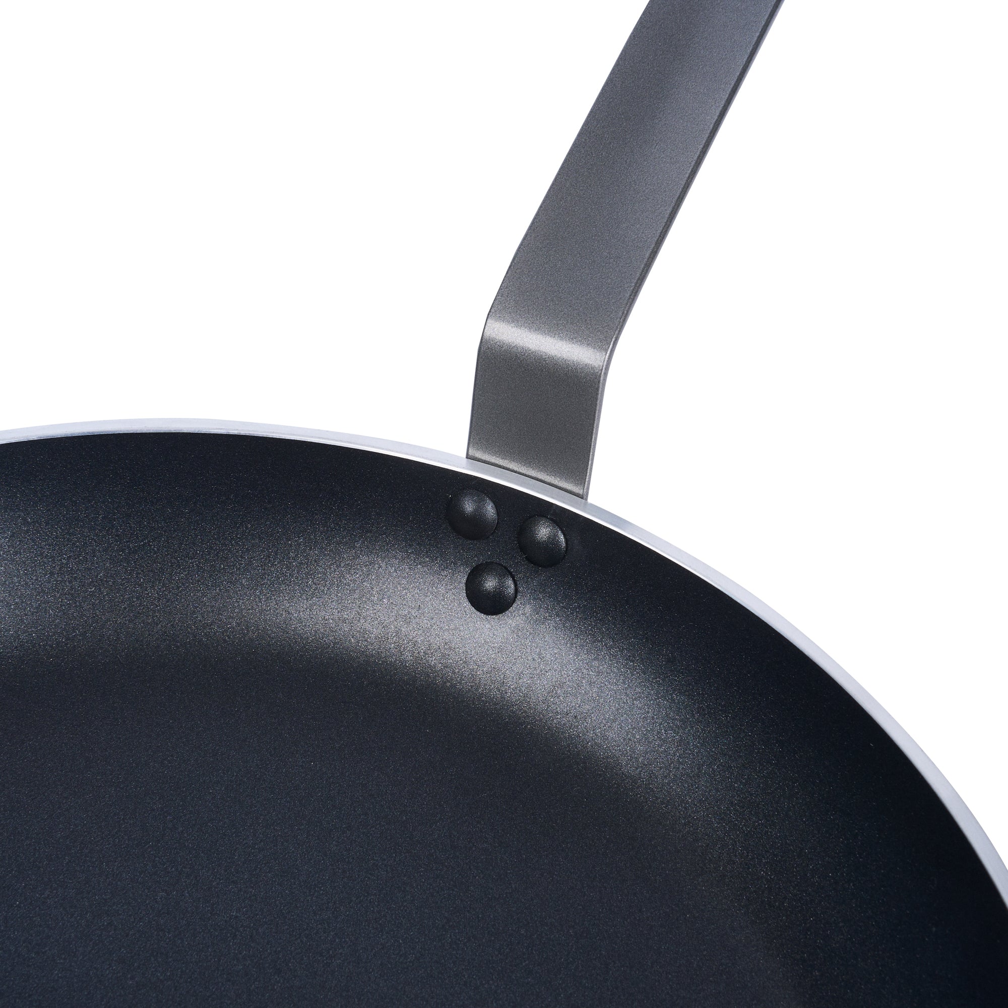 Met Lux Aluminum 14" Fry Pan - Non-Stick, Induction Ready, Heavy Duty - 1 count box