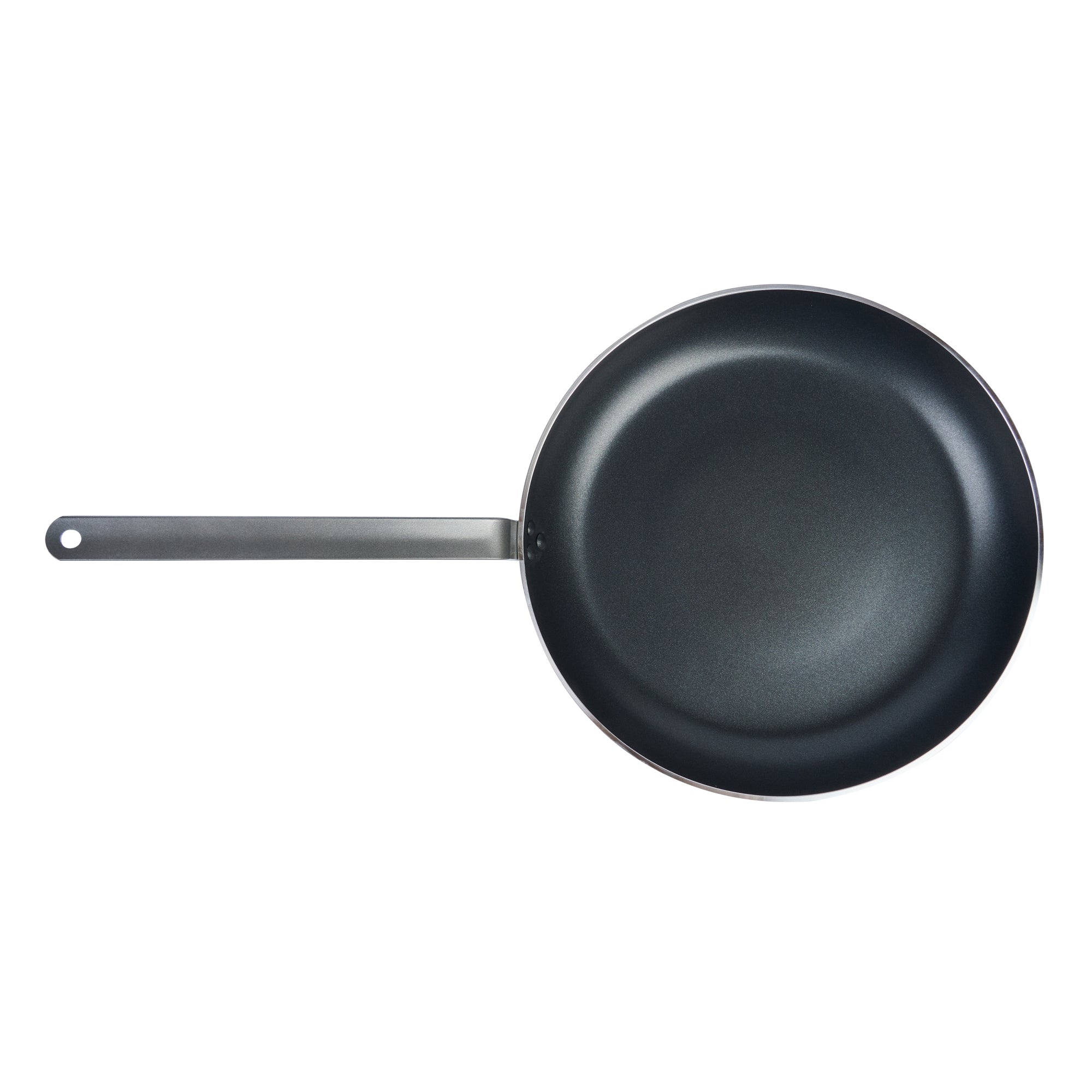 Met Lux Aluminum 16" Fry Pan - Non-Stick, Induction Ready, Heavy Duty - 6 count box