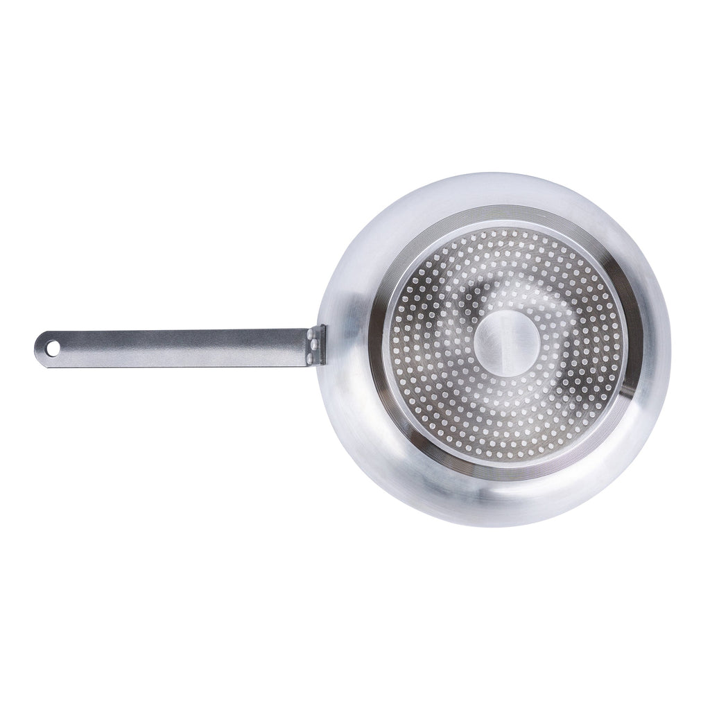 Met Lux Aluminum 11" Deep Fry Pan - Non-Stick, Induction Ready, Heavy Duty - 1 count box