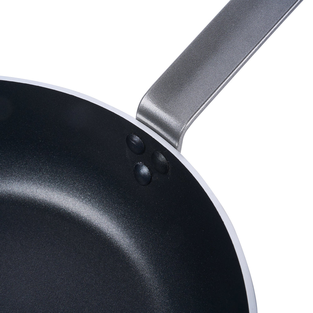 Met Lux Aluminum 11" Deep Fry Pan - Non-Stick, Induction Ready, Heavy Duty - 1 count box
