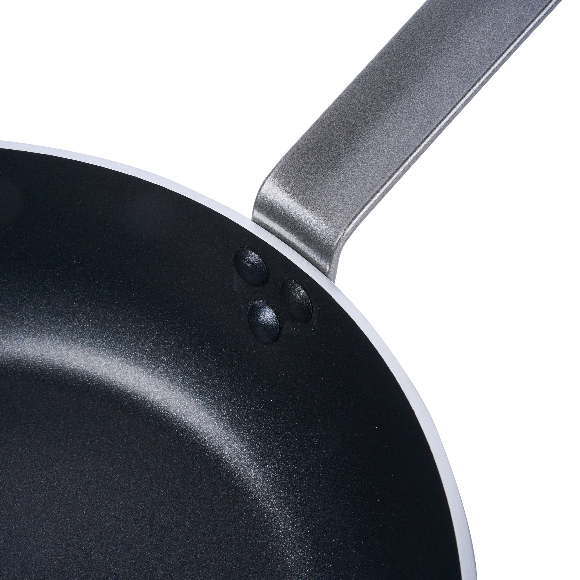 Met Lux Aluminum 11" Deep Fry Pan - Non-Stick, Induction Ready, Heavy Duty - 1 count box