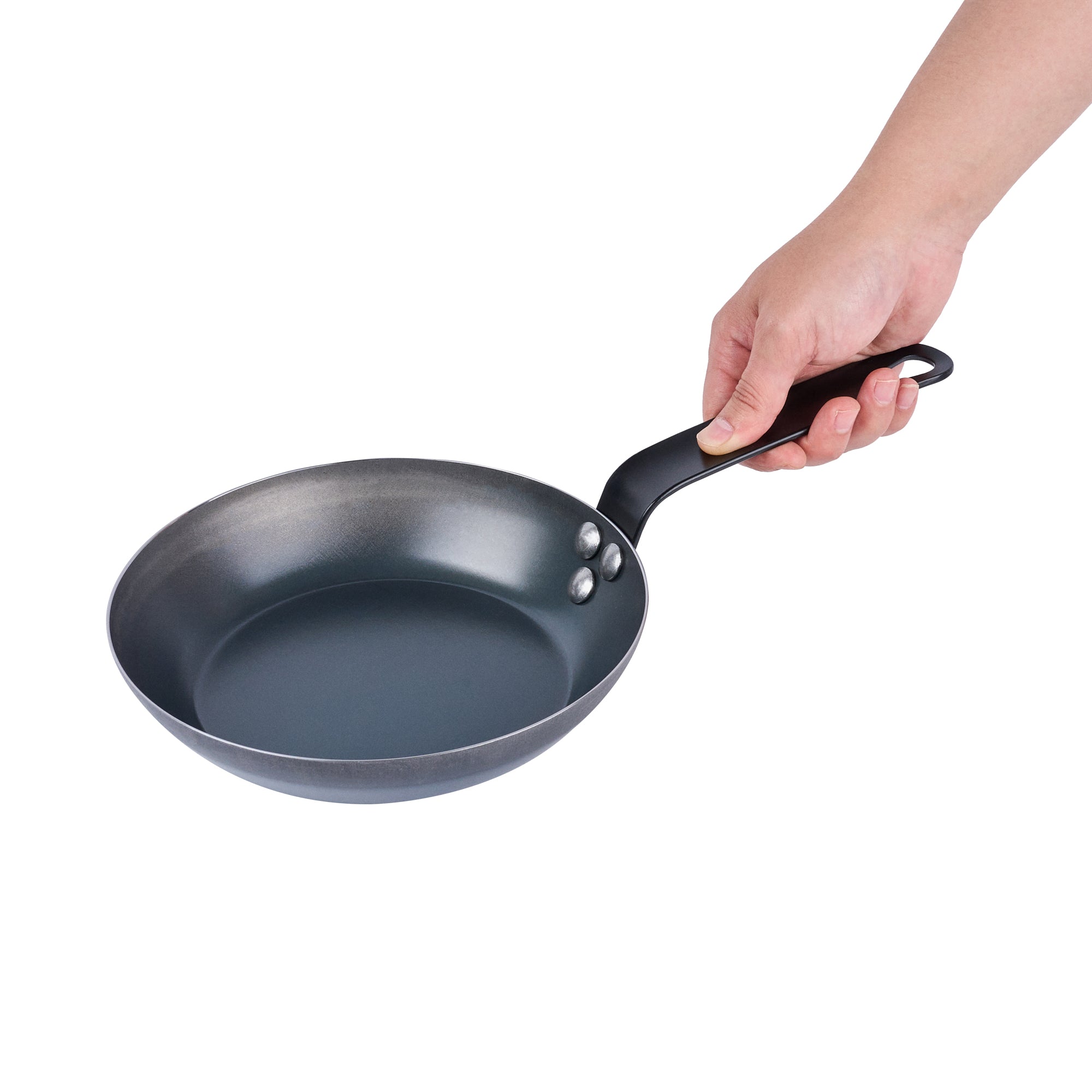 Met Lux Black Carbon Steel 8" Fry Pan - 1 count box