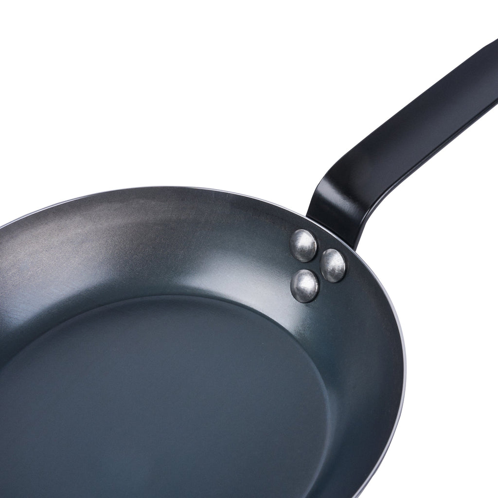 Met Lux Black Carbon Steel 8" Fry Pan - 1 count box