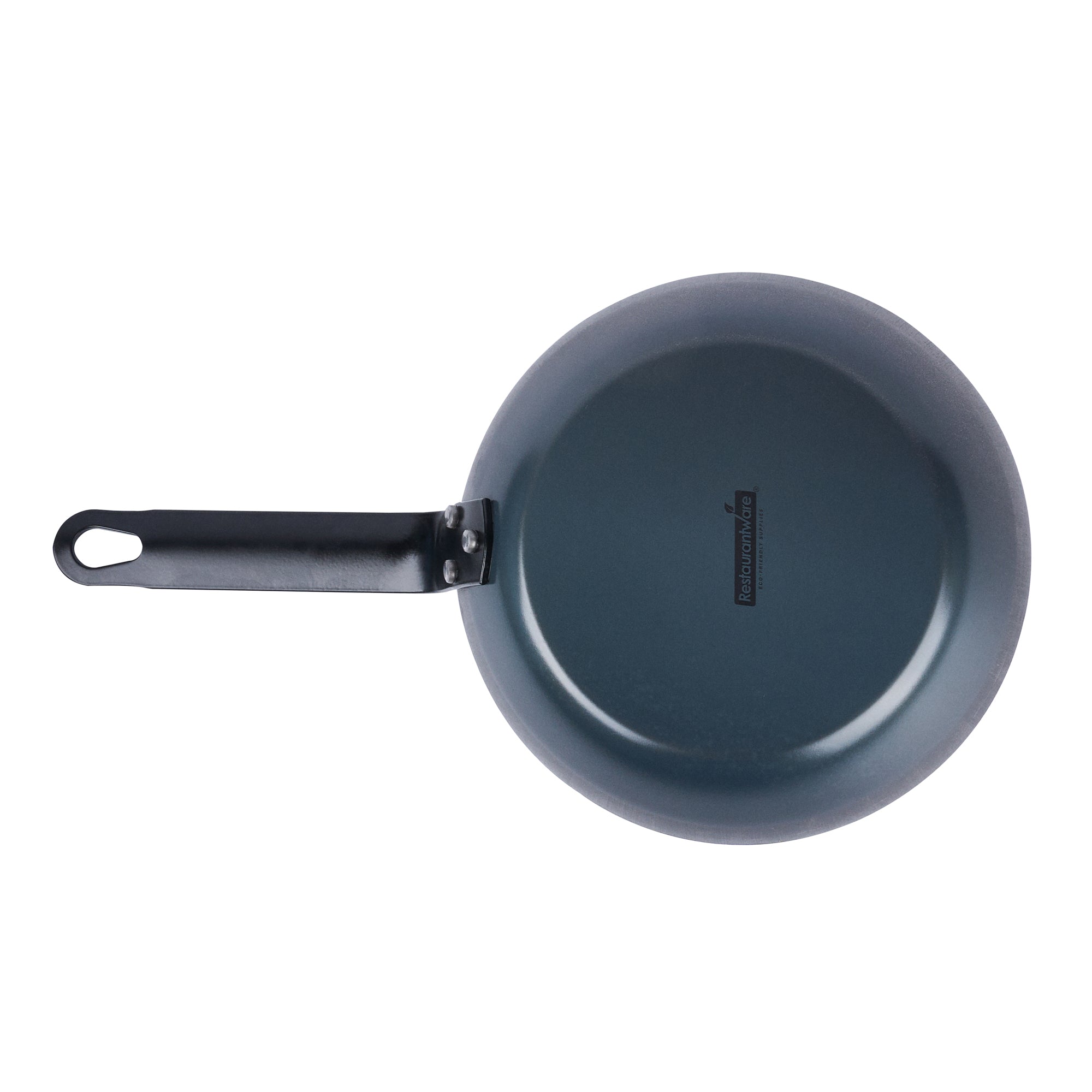 Met Lux Black Carbon Steel 8" Fry Pan - 6 count box