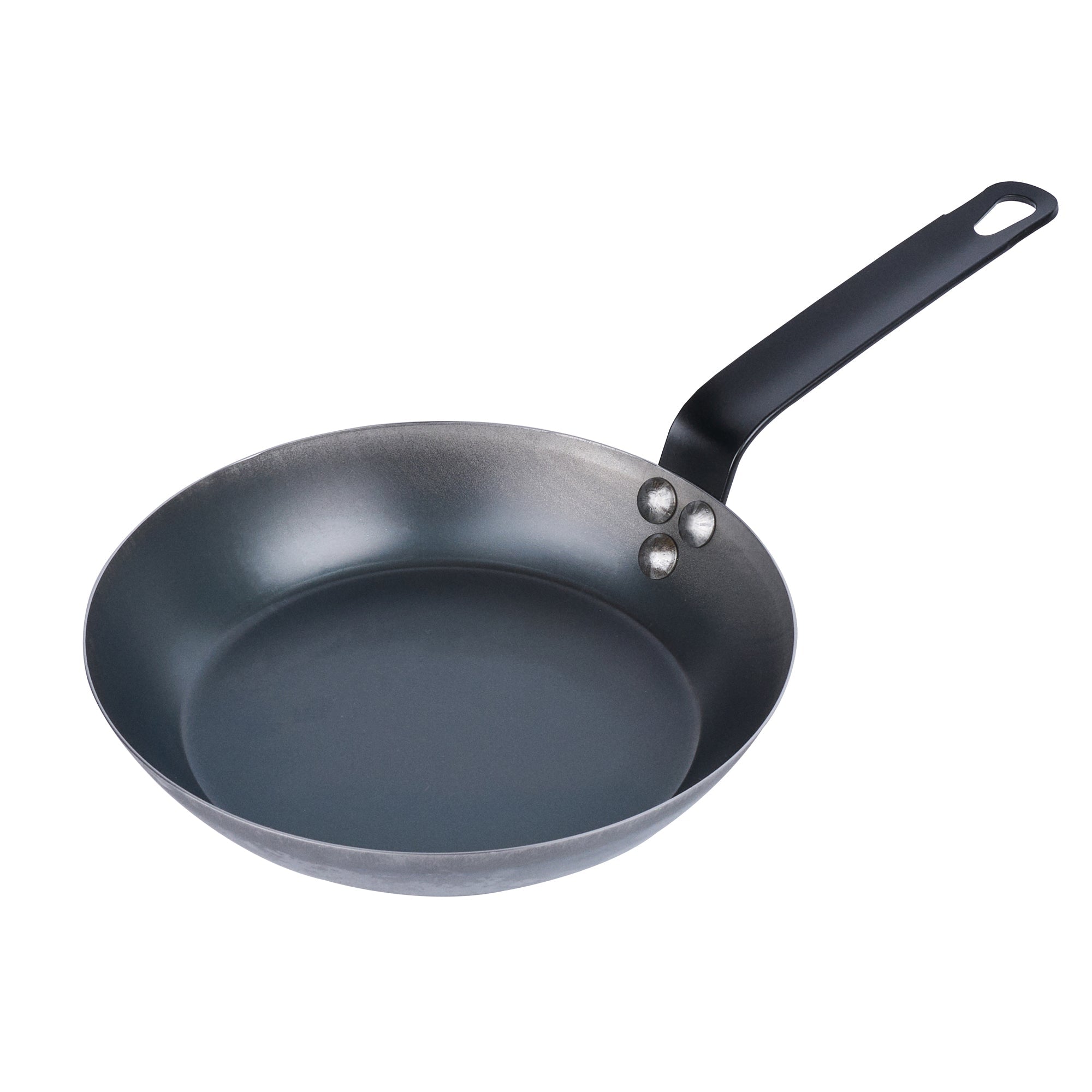 Met Lux Black Carbon Steel 9" Fry Pan - 1 count box