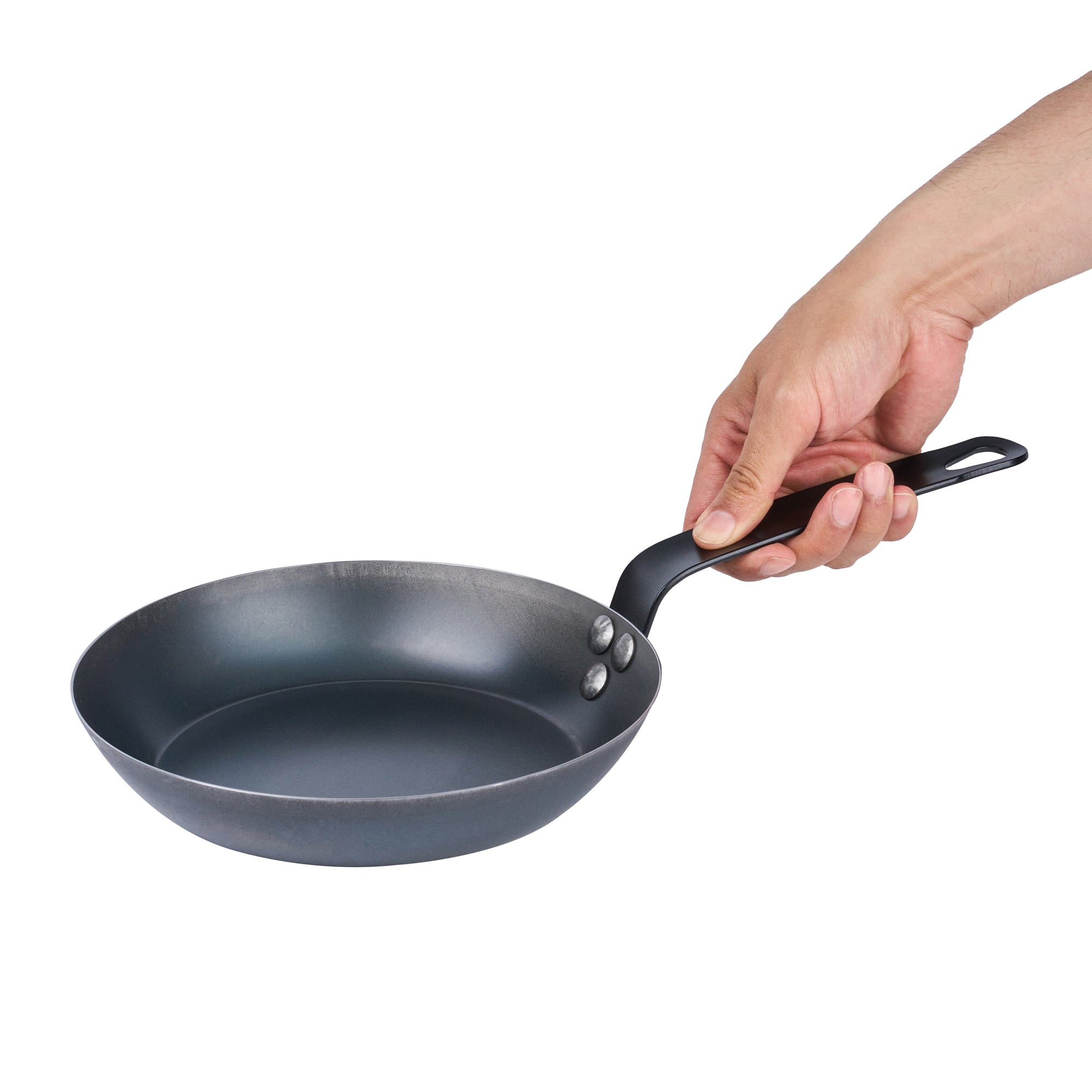 Met Lux Black Carbon Steel 9" Fry Pan - 1 count box