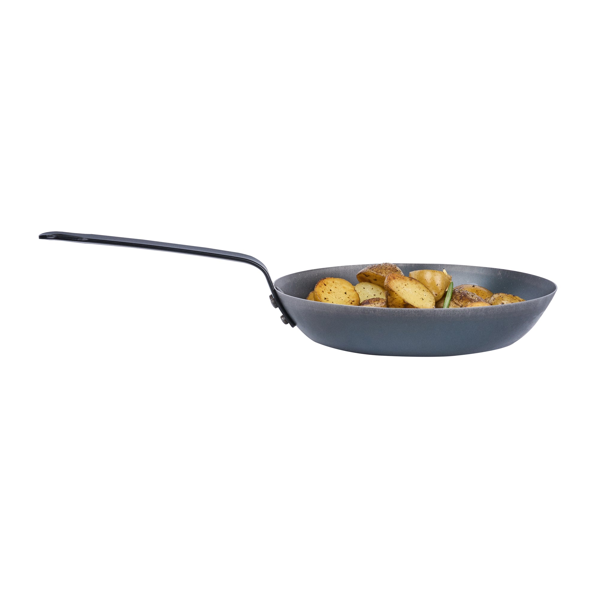 Met Lux Black Carbon Steel 9" Fry Pan - 1 count box