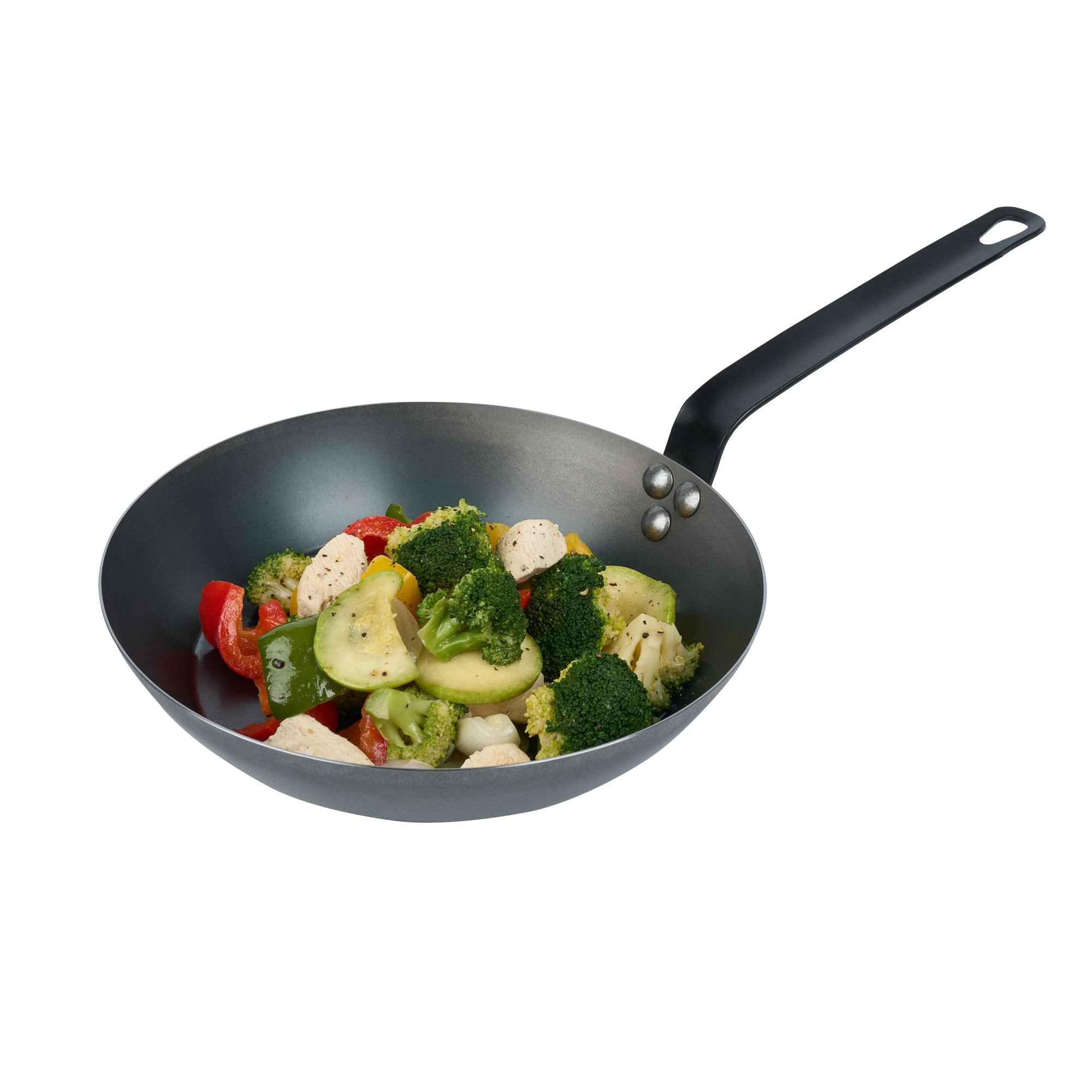 Met Lux Black Carbon Steel 10" Fry Pan - 1 count box