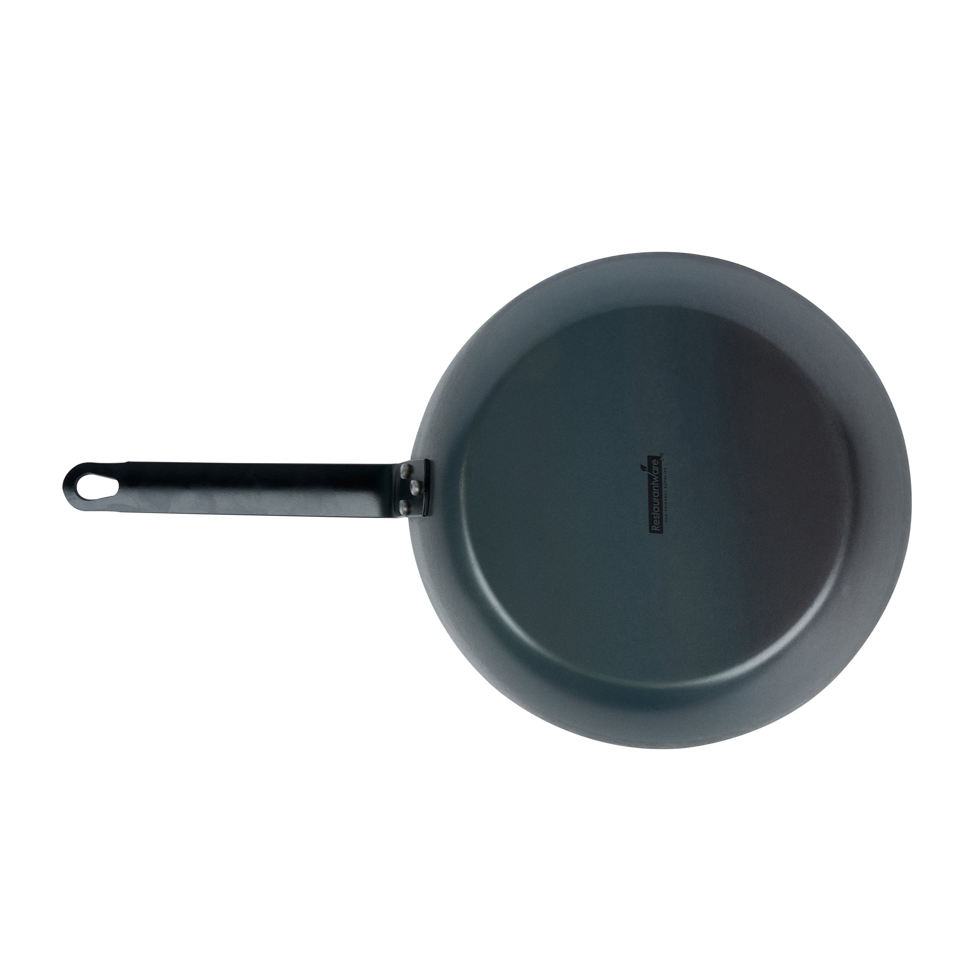 Met Lux Black Carbon Steel 10" Fry Pan - 6 count box