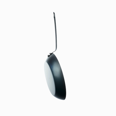 Met Lux Black Carbon Steel 11" Fry Pan - 1 count box
