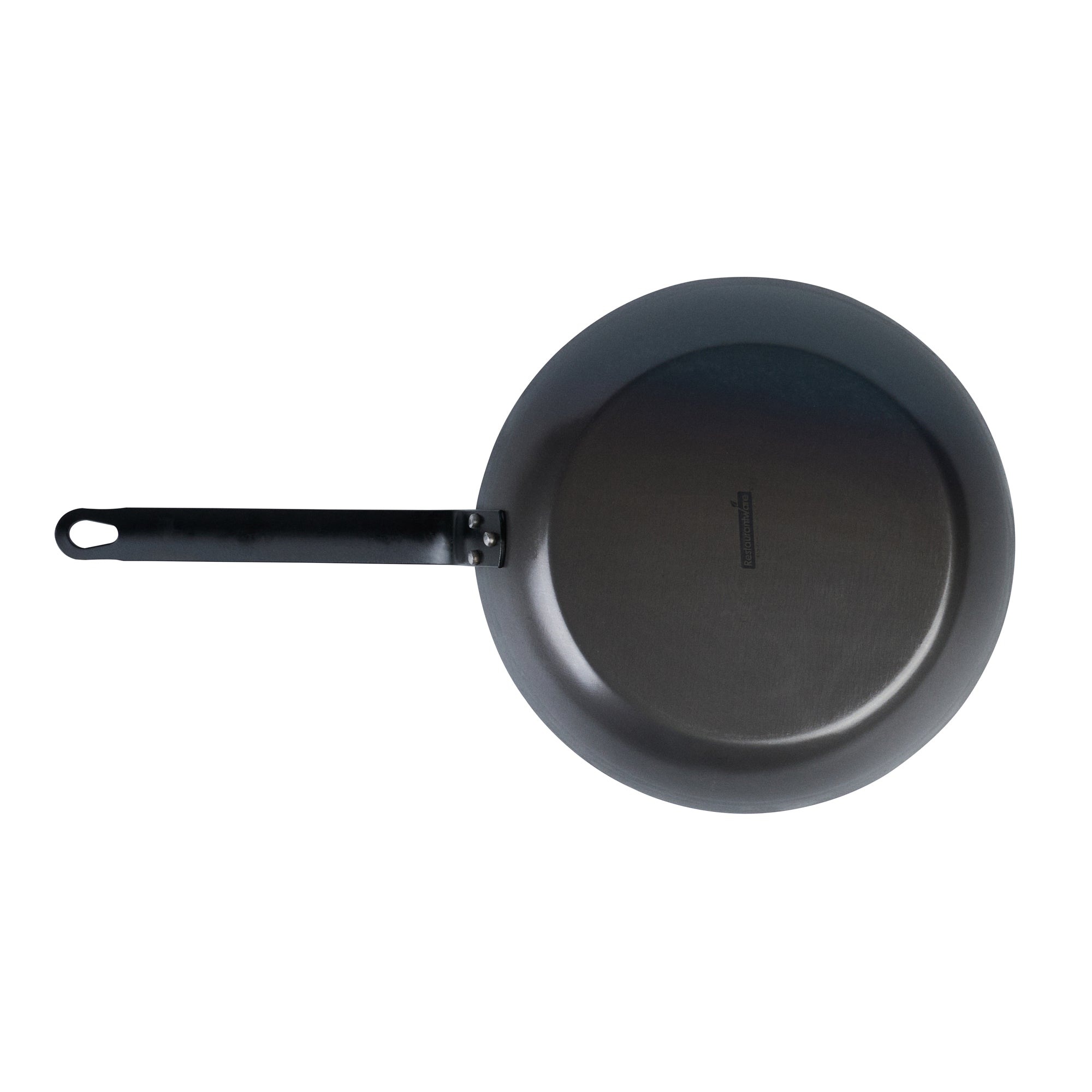 Met Lux Black Carbon Steel 11" Fry Pan - 6 count box