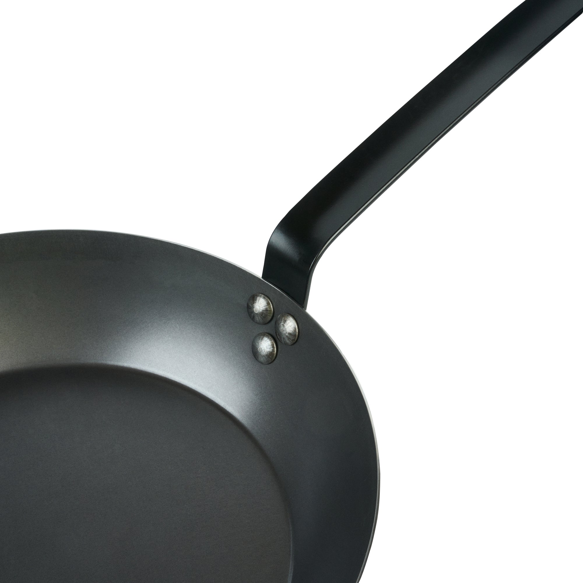 Met Lux Black Carbon Steel 12" Fry Pan - 1 count box