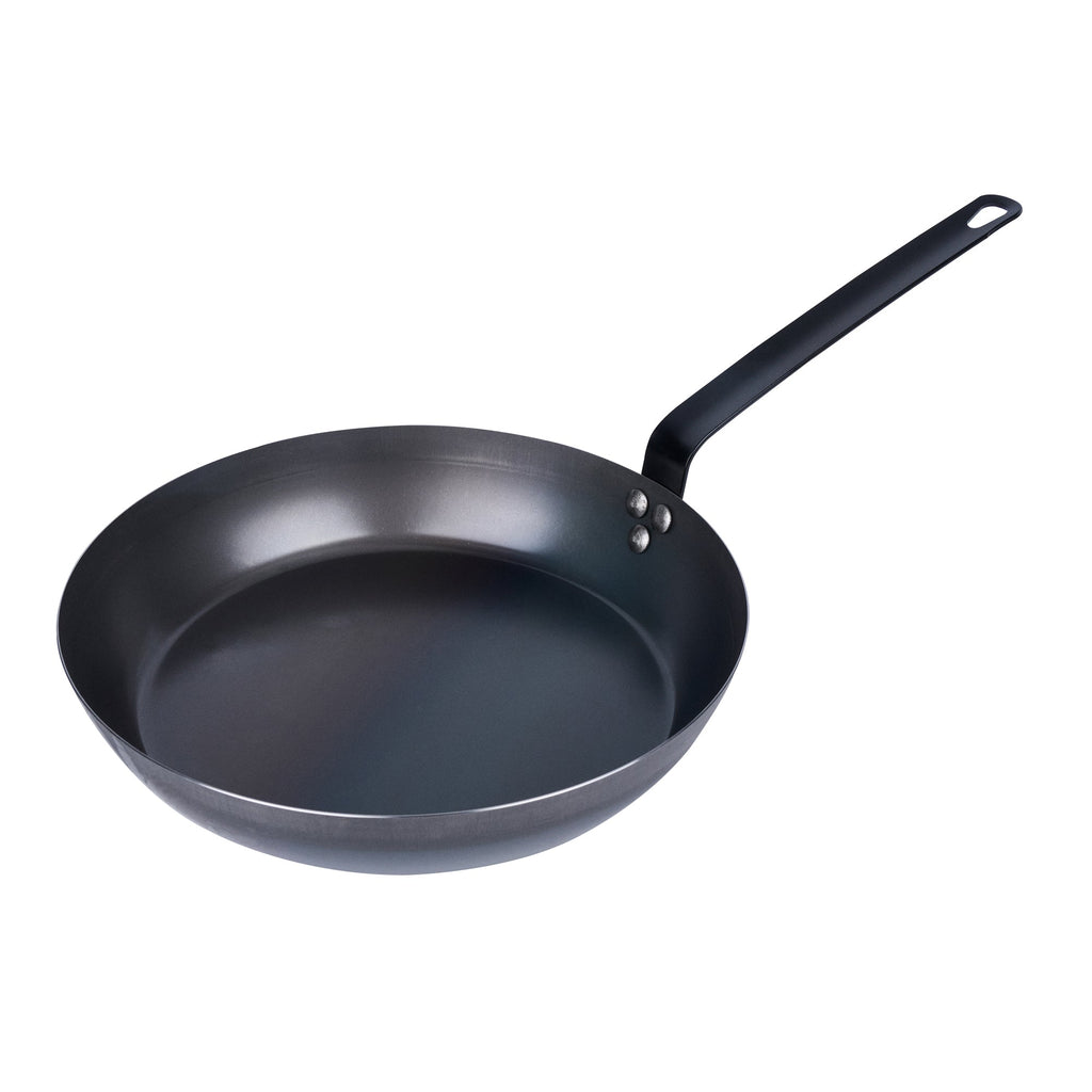 Met Lux Black Carbon Steel 13" Fry Pan - 1 count box