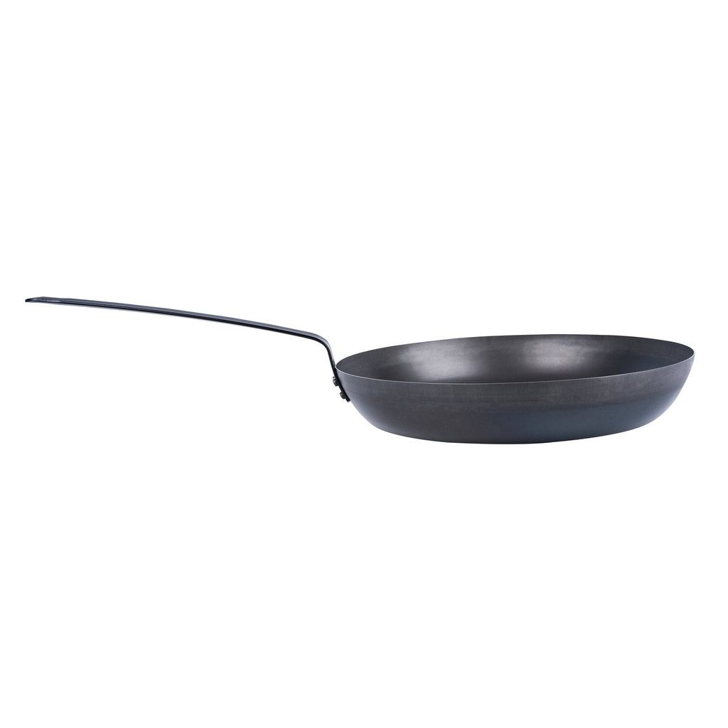 Met Lux Black Carbon Steel 14" Fry Pan - 1 count box