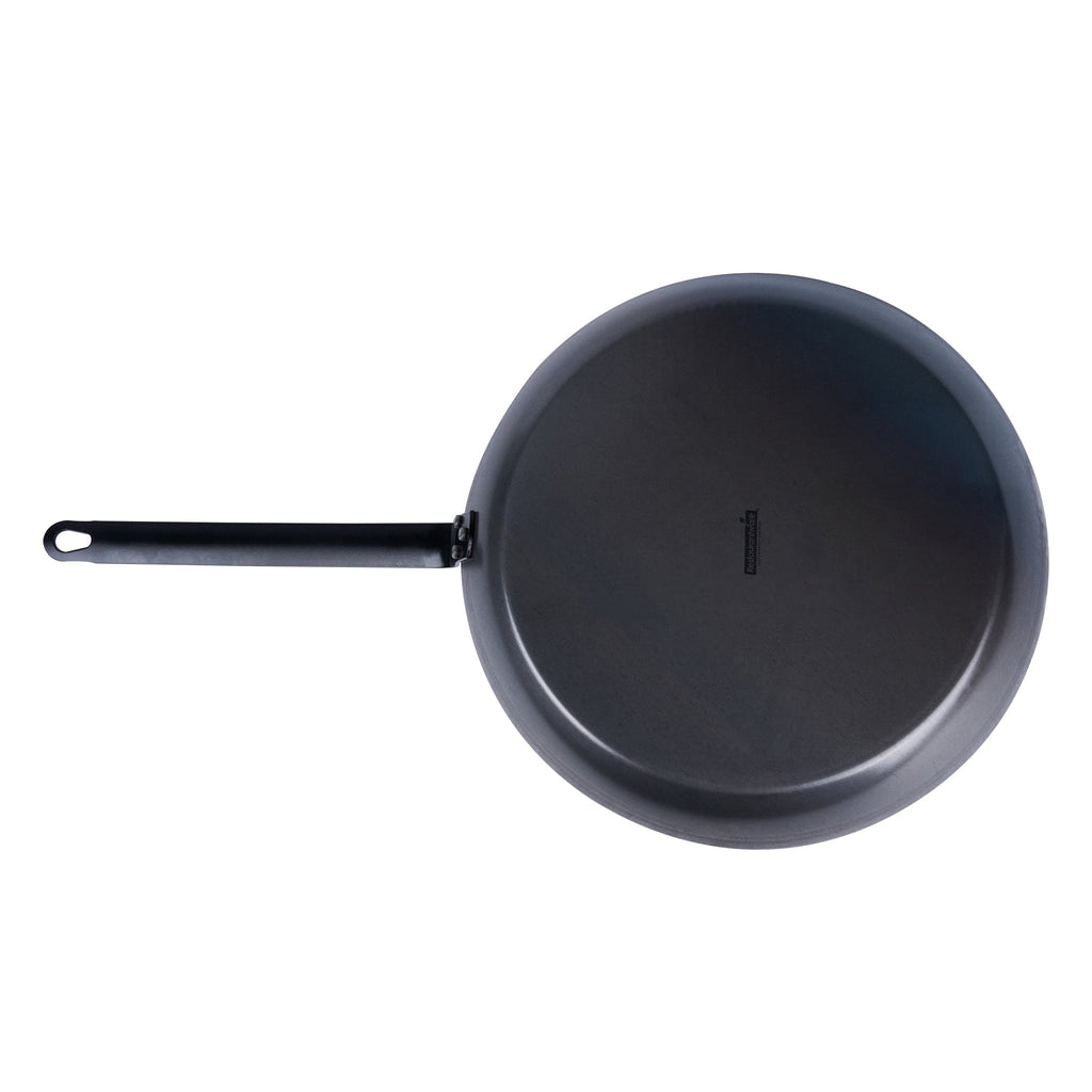 Met Lux Black Carbon Steel 14" Fry Pan - 1 count box