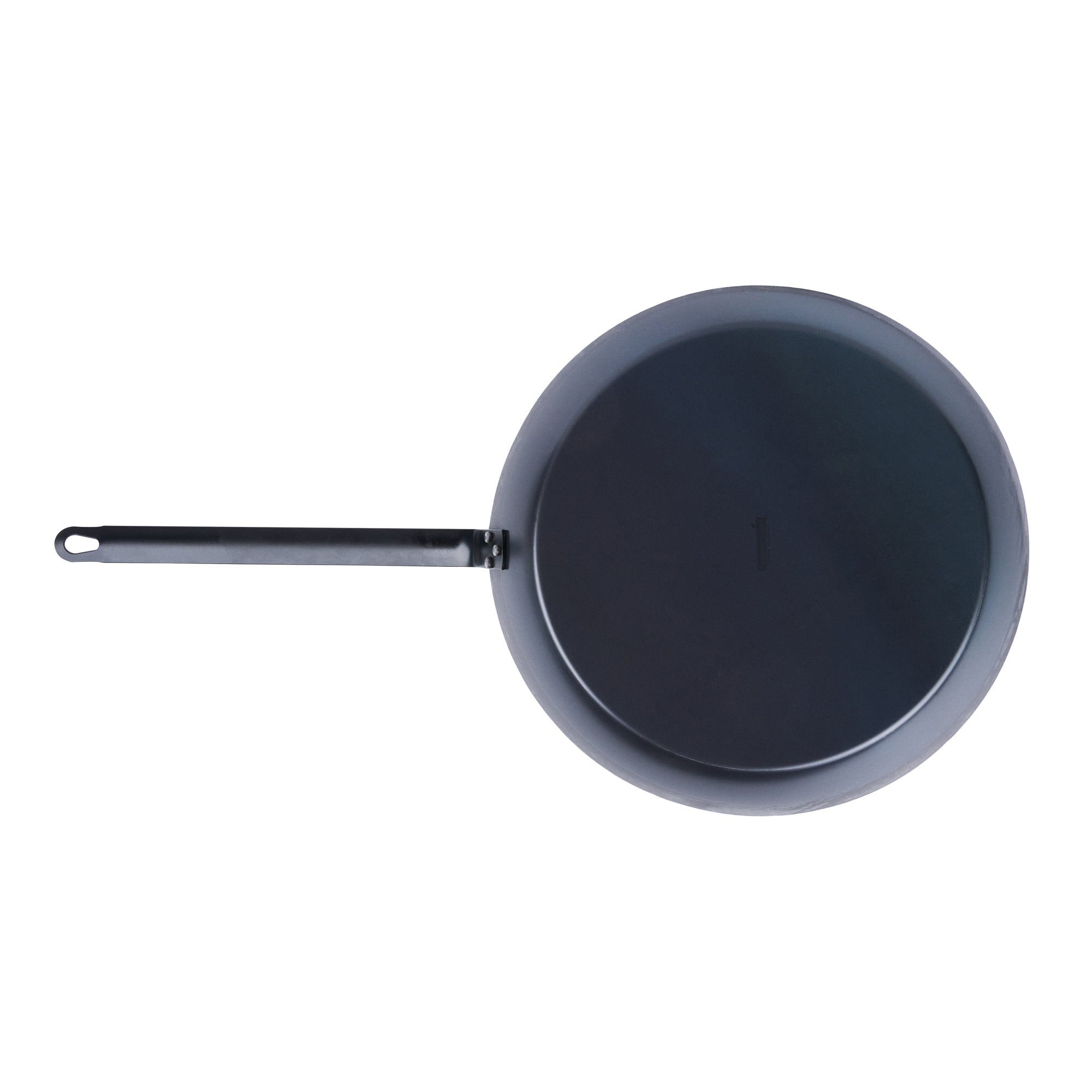 Met Lux Black Carbon Steel 16" Fry Pan - 6 count box