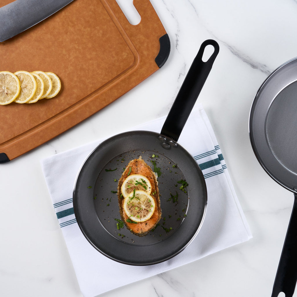 Met Lux Carbon Steel 8" Fry Pan - 1 count box