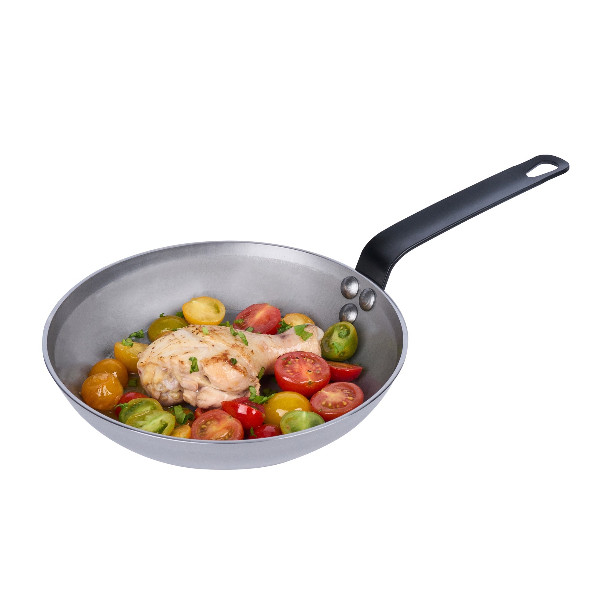 Met Lux Carbon Steel 9" Fry Pan - 1 count box