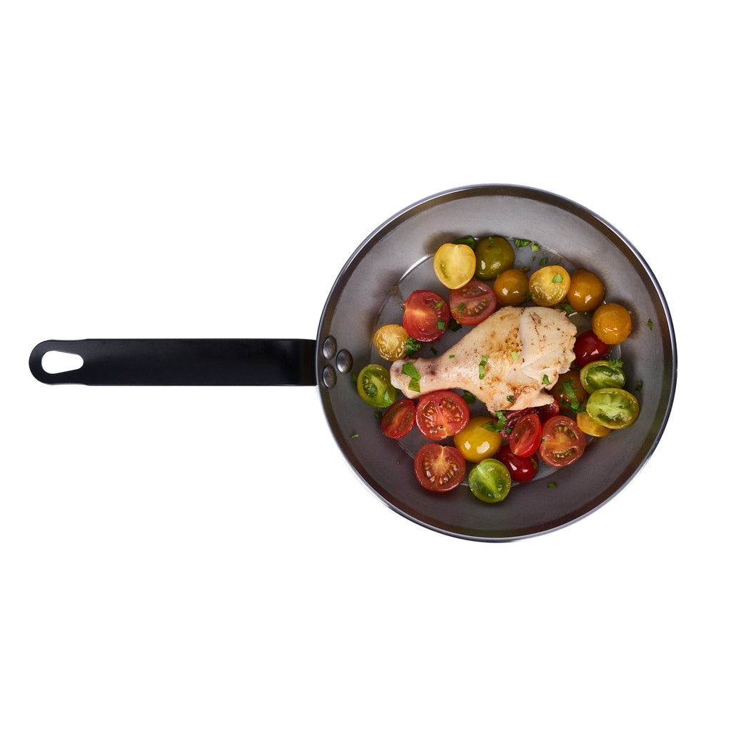Met Lux Carbon Steel 9" Fry Pan - 1 count box