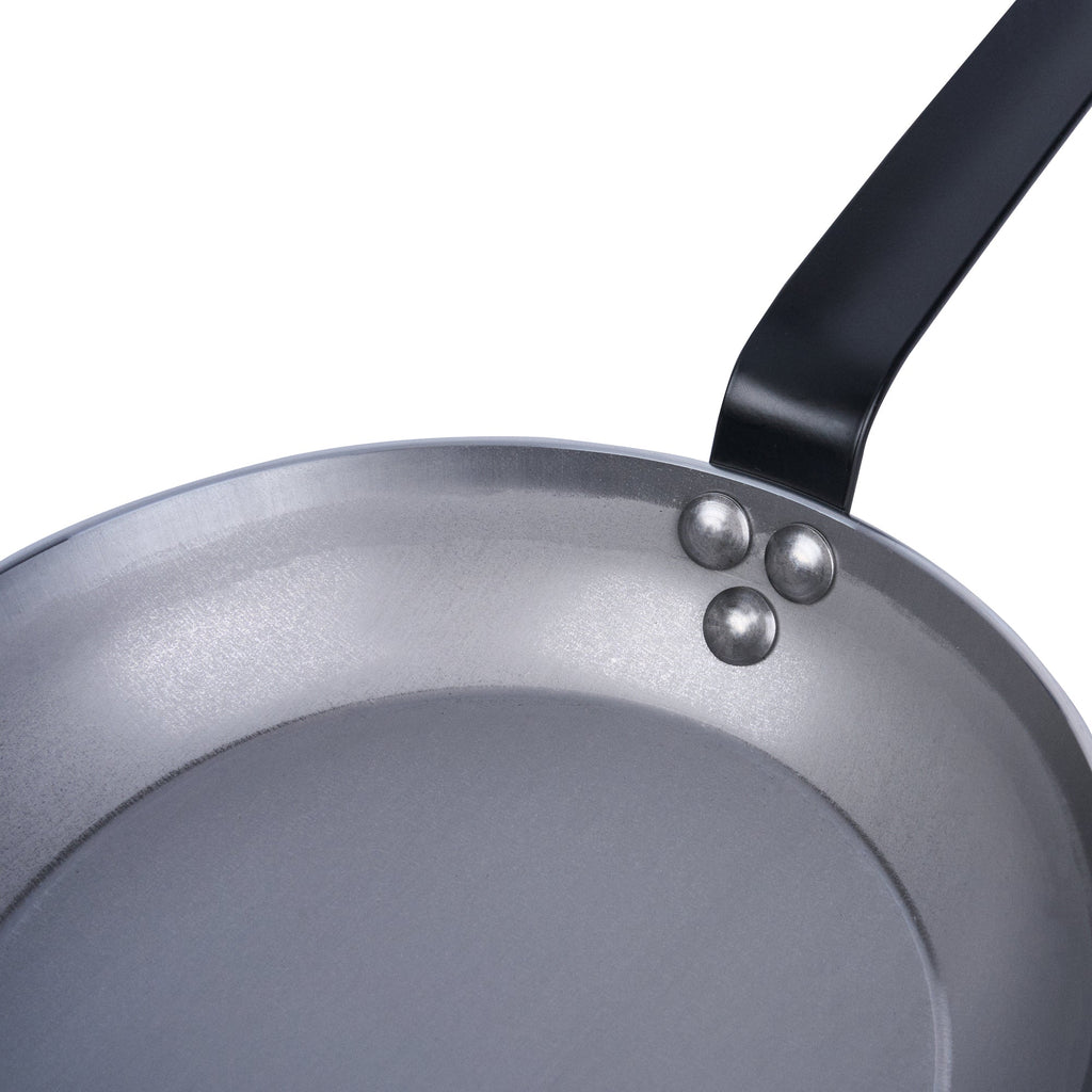 Met Lux Carbon Steel 9" Fry Pan - 6 count box