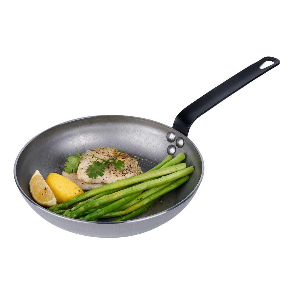 Met Lux Carbon Steel 9 1/2" Fry Pan - 1 count box