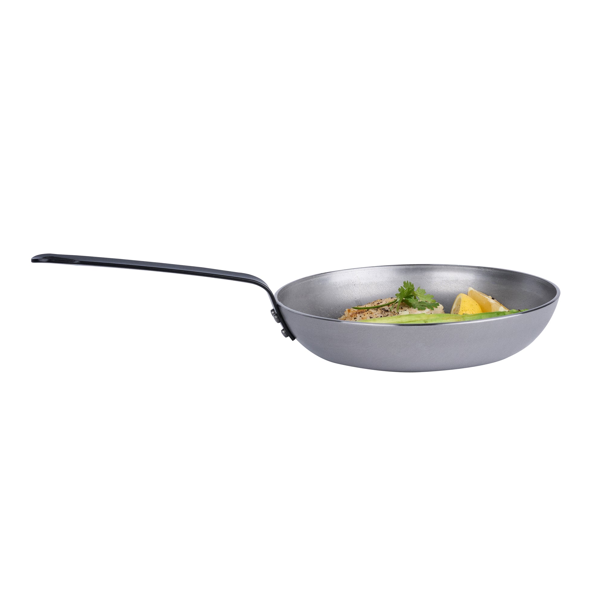 Met Lux Carbon Steel 9 1/2" Fry Pan - 1 count box