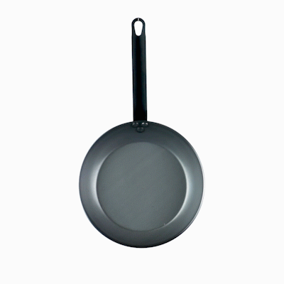 Met Lux Carbon Steel 9 1/2" Fry Pan - 1 count box