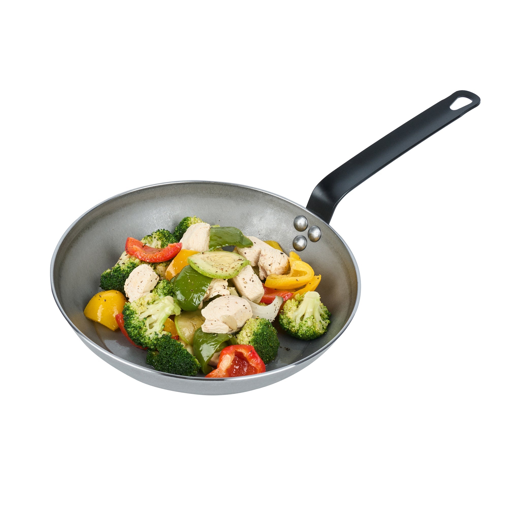 Met Lux Carbon Steel 10" Fry Pan - 1 count box