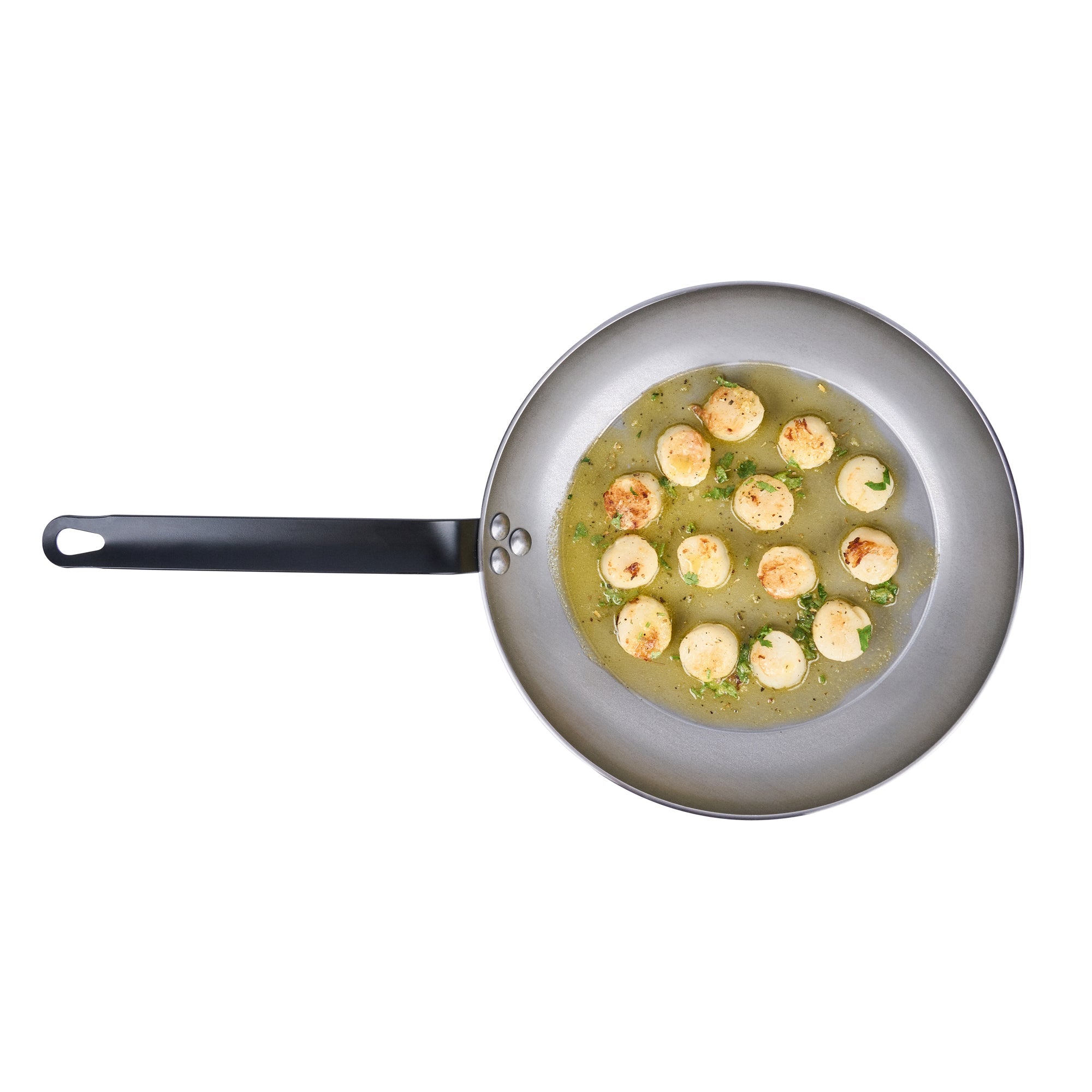 Met Lux Carbon Steel 11" Fry Pan - 1 count box