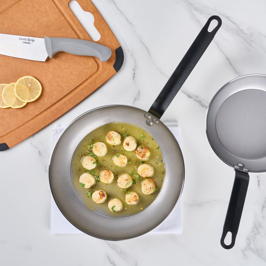 Met Lux Carbon Steel 11" Fry Pan - 1 count box