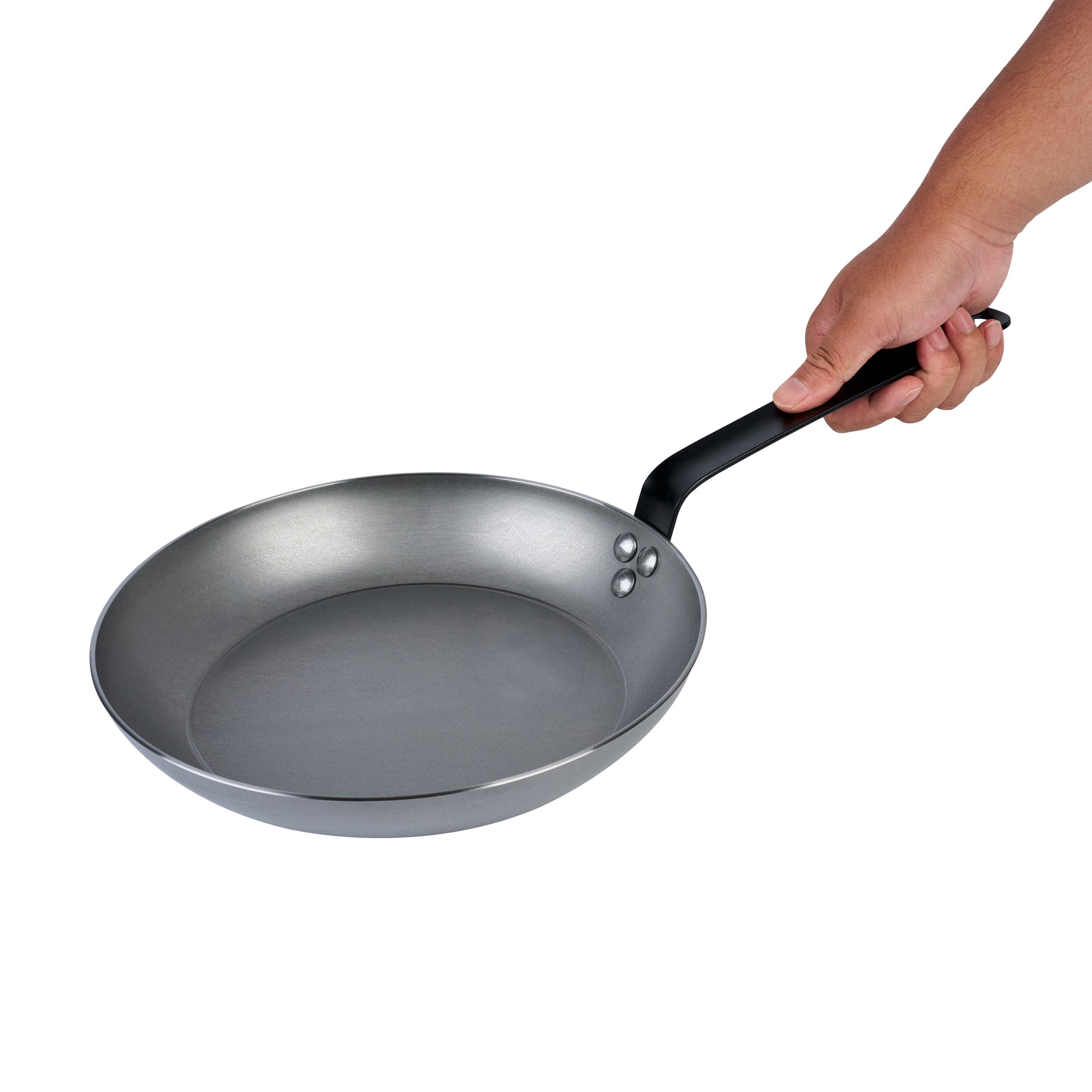 Met Lux Carbon Steel 11" Fry Pan - 6 count box