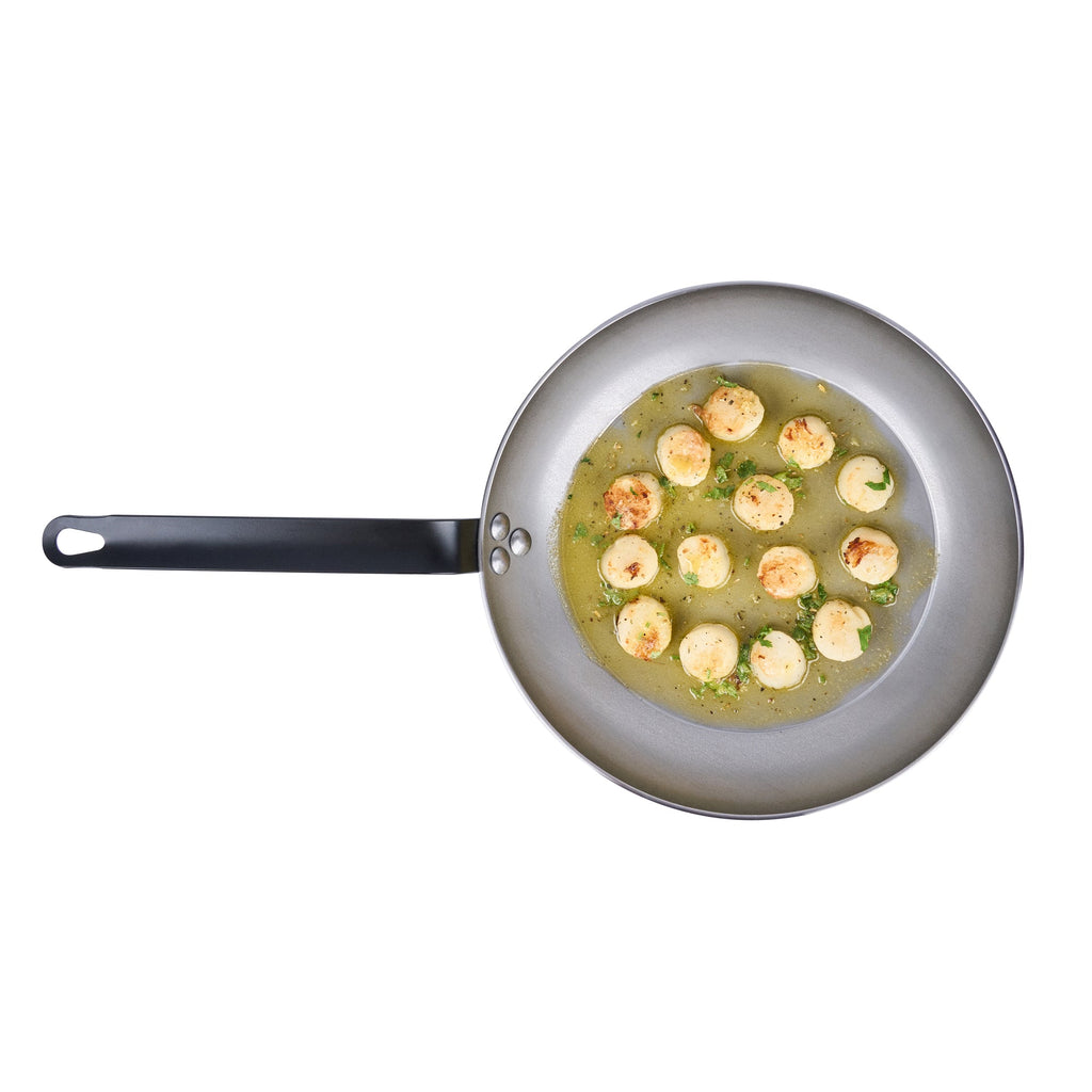 Met Lux Carbon Steel 11" Fry Pan - 6 count box
