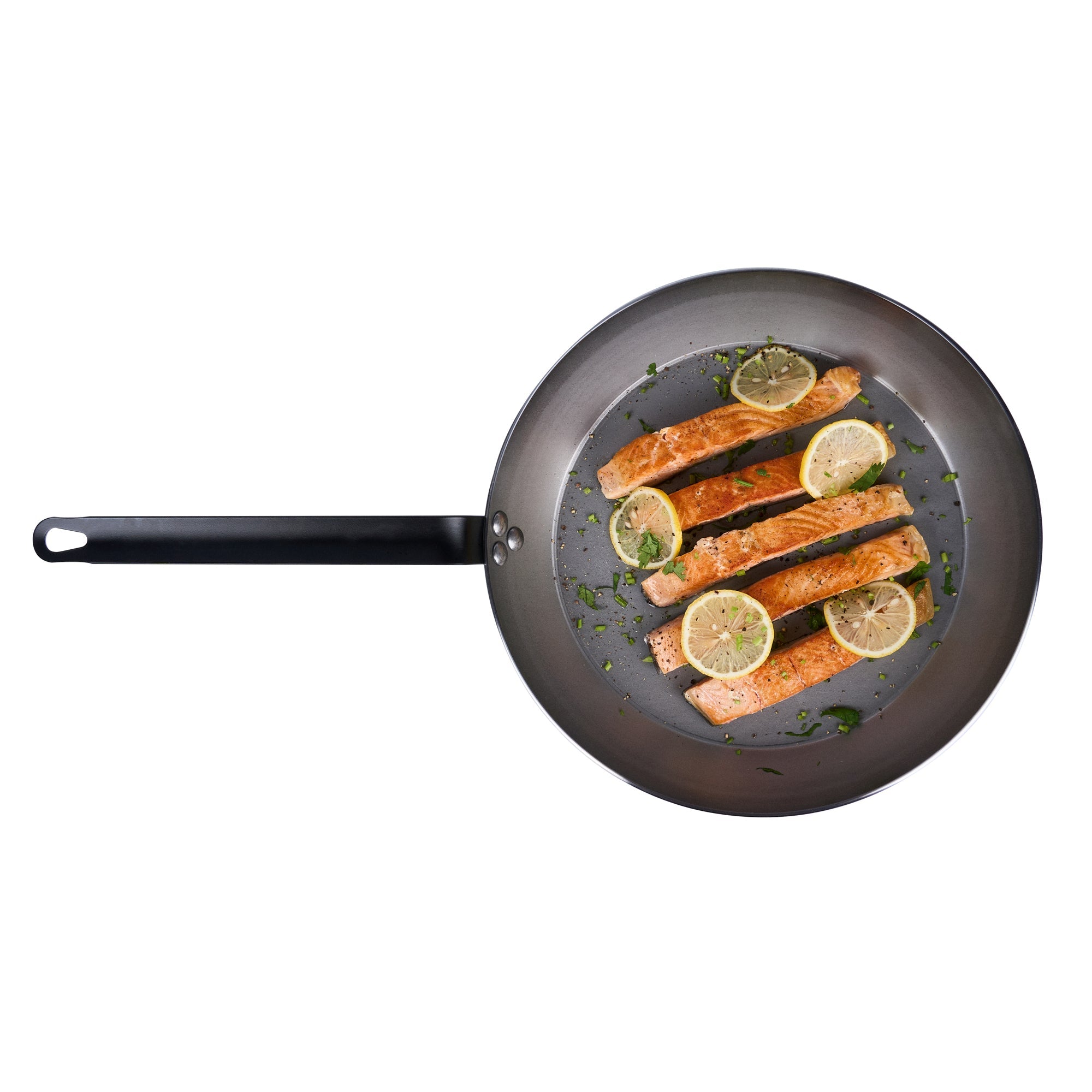 Met Lux Carbon Steel 13" Fry Pan - 1 count box