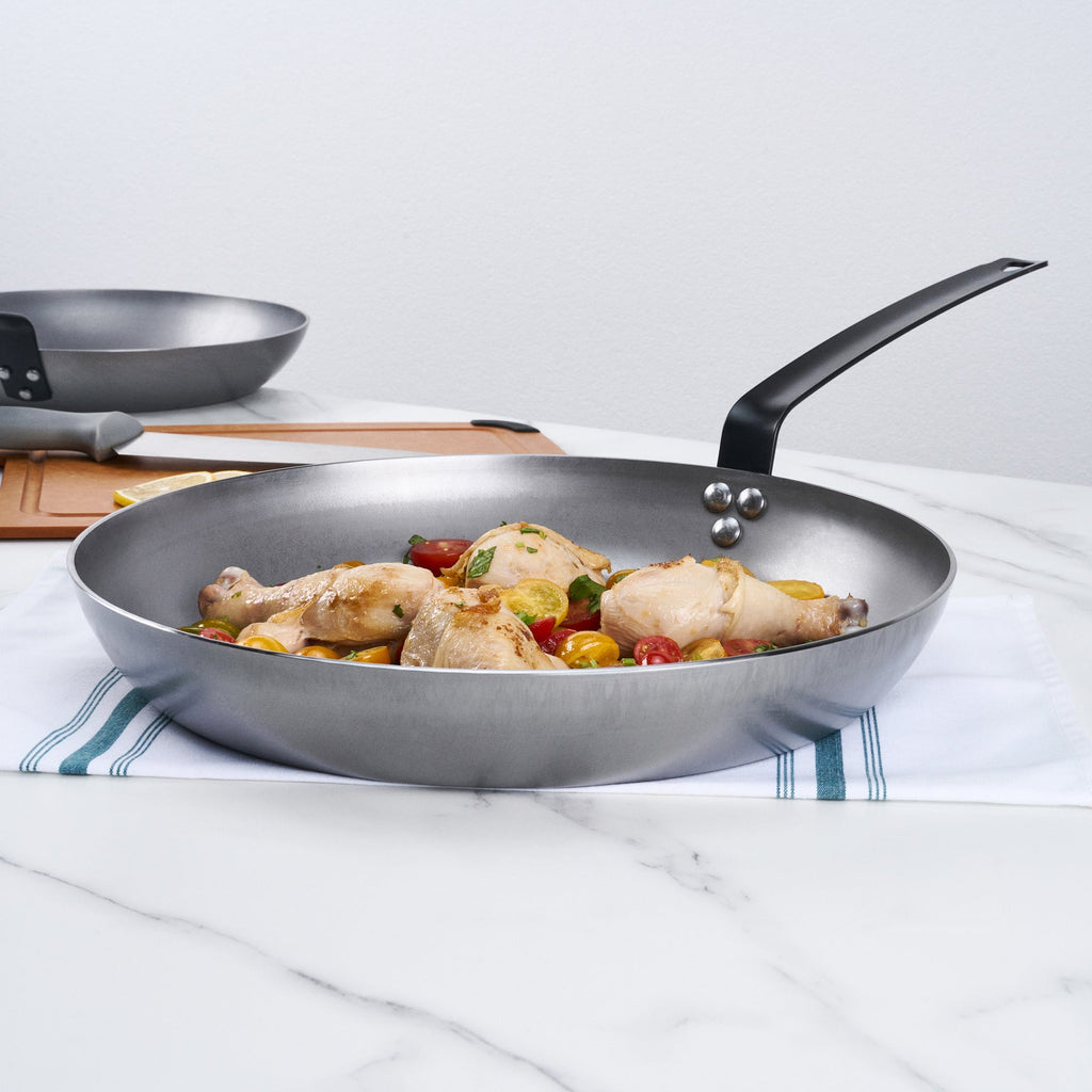 Met Lux Carbon Steel 14" Fry Pan - 1 count box