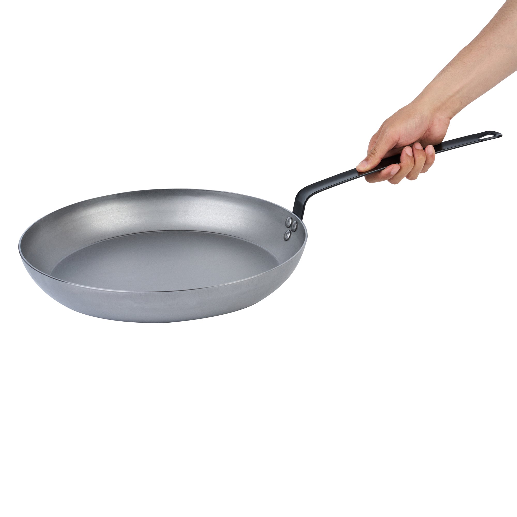 Met Lux Carbon Steel 14" Fry Pan - 1 count box