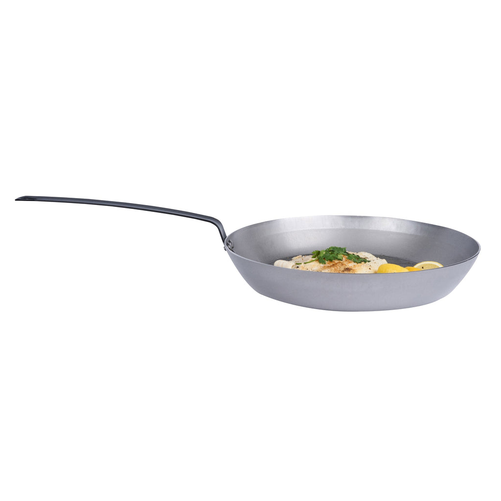 Met Lux Carbon Steel 16" Fry Pan - 6 count box