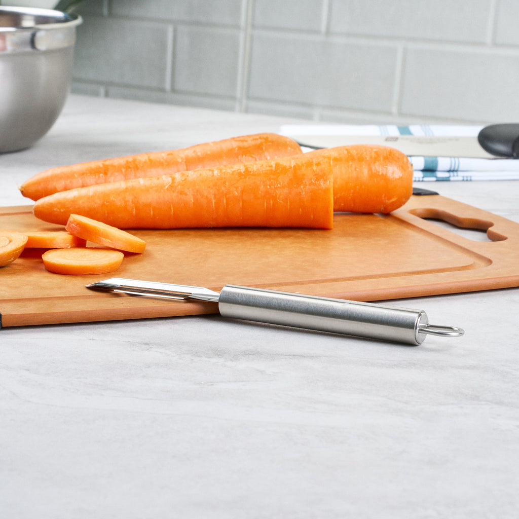 German Standard Stainless Steel Vegetable Peeler - 7 3/4'' - 1 count box