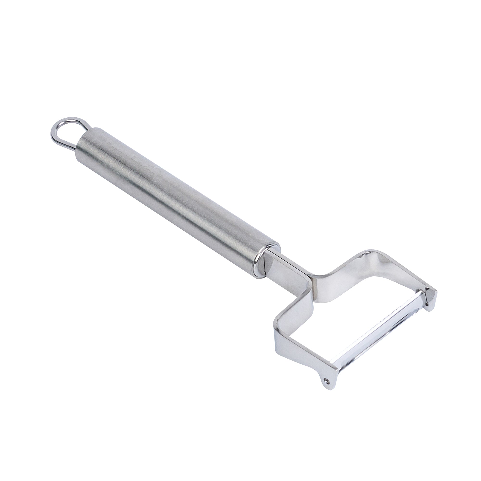 German Standard Stainless Steel "Y" Vegetable Peeler - Straight Blade - 6 1/2'' - 1 count box