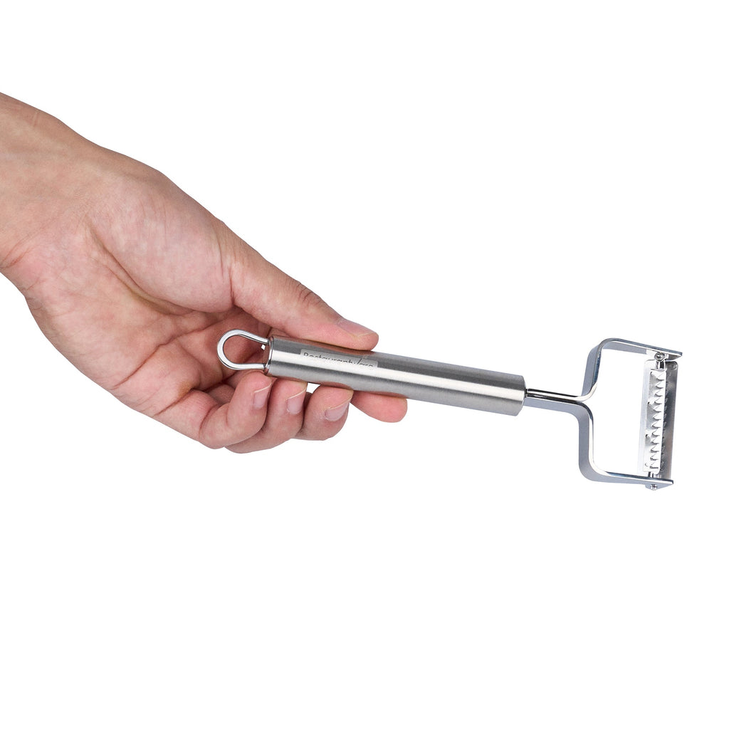 German Standard Stainless Steel "Y" Vegetable Peeler - Julienne Blade - 6 1/2'' - 1 count box