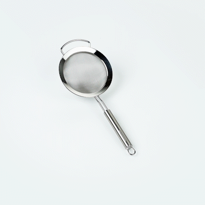 German Standard Stainless Steel Fine Mesh Strainer - 11 1/2'' x 4 3/4'' - 1 count box