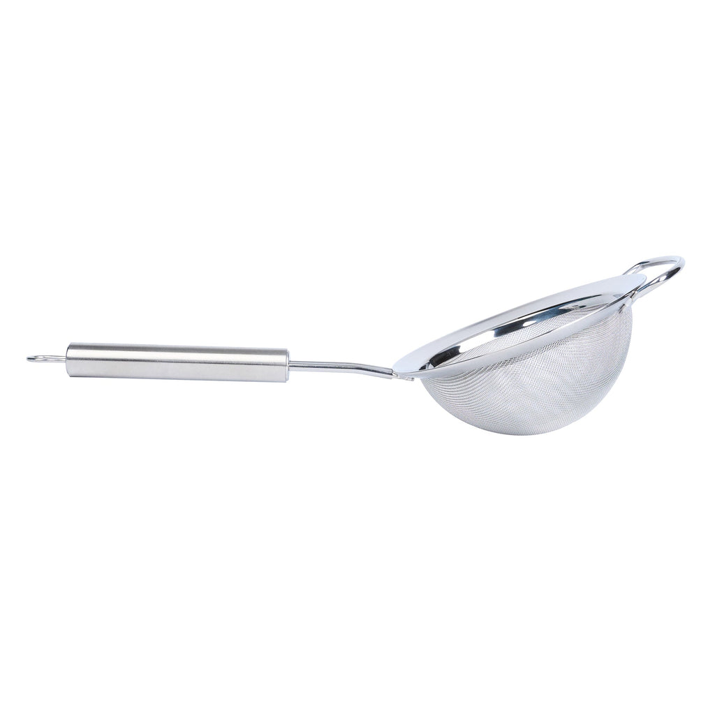 German Standard Stainless Steel Fine Mesh Strainer - 11 1/2'' x 4 3/4'' - 1 count box