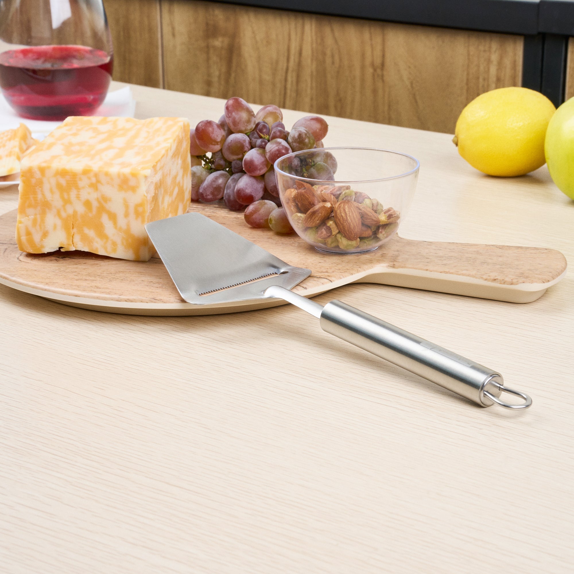 German Standard Stainless Steel Cheese Plane / Slicer - 9 1/2'' - 6 count box