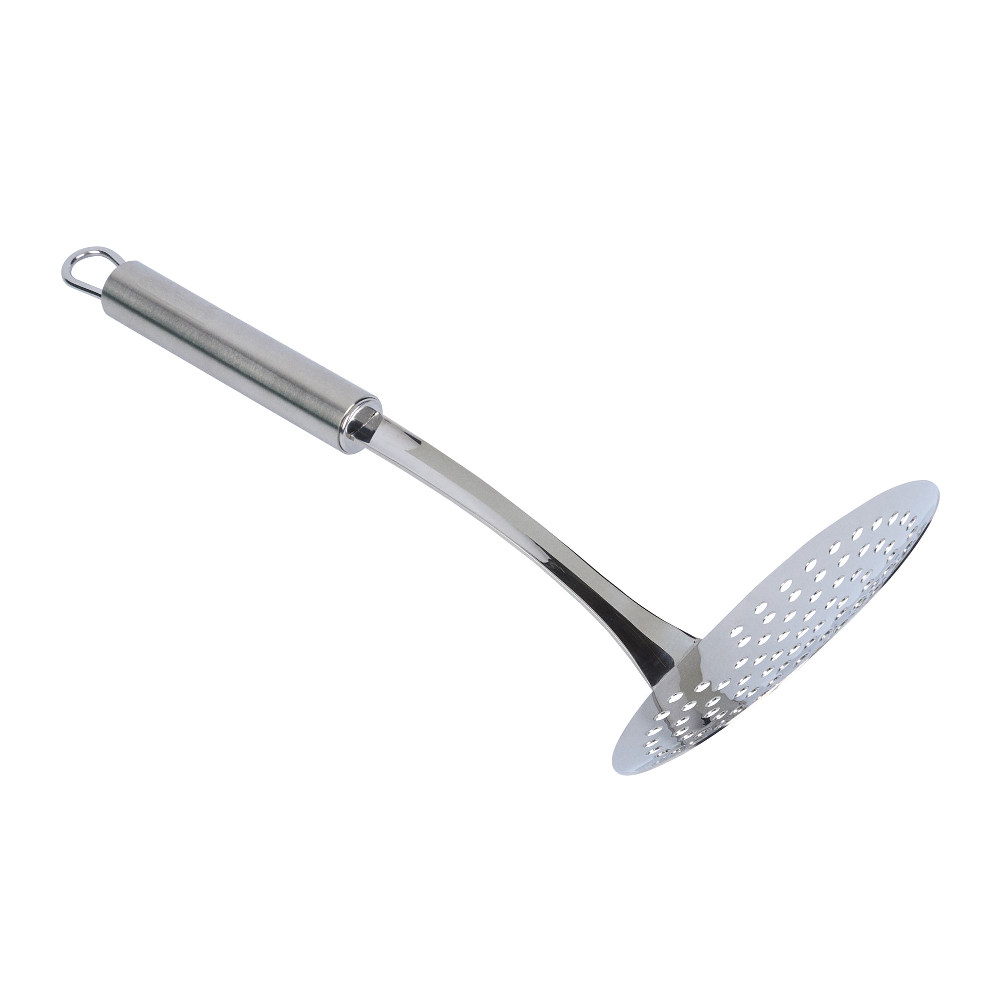 German Standard Stainless Steel Skimmer - 12'' x 4 1/4'' - 1 count box