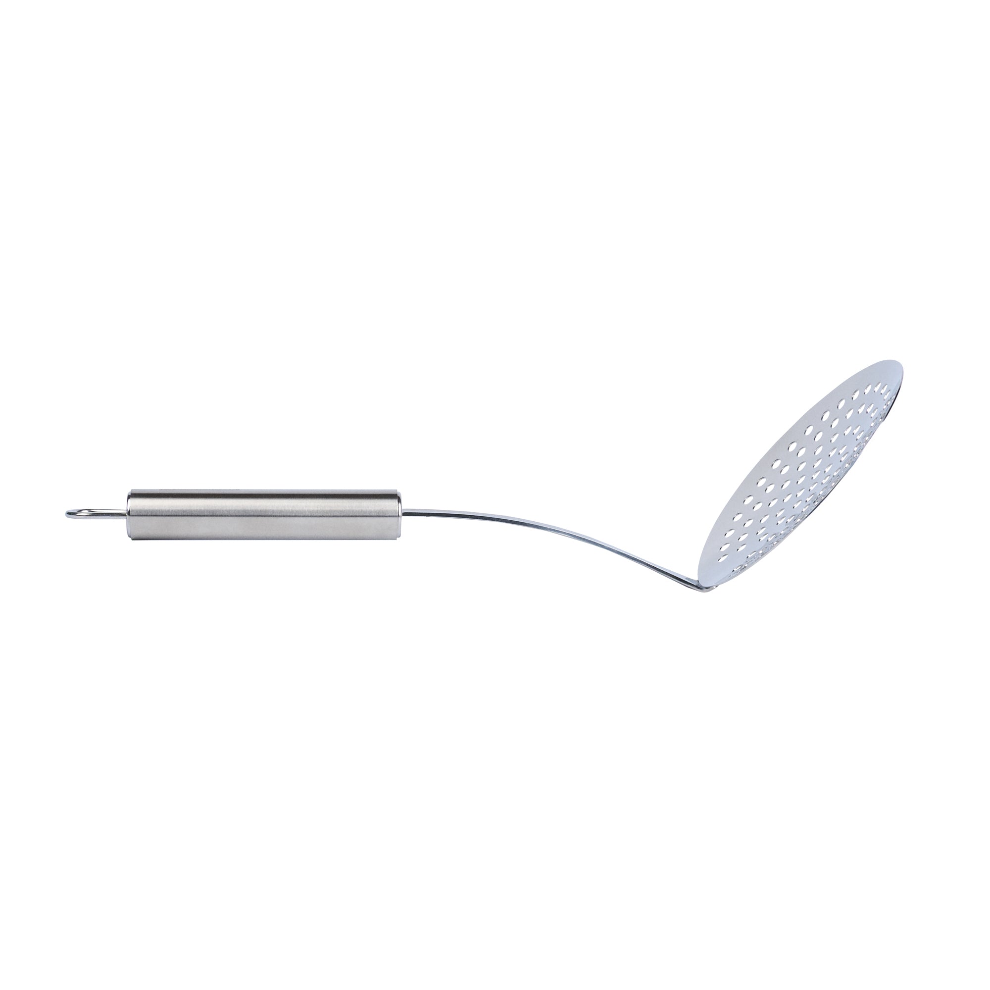 German Standard Stainless Steel Skimmer - 12'' x 4 1/4'' - 1 count box