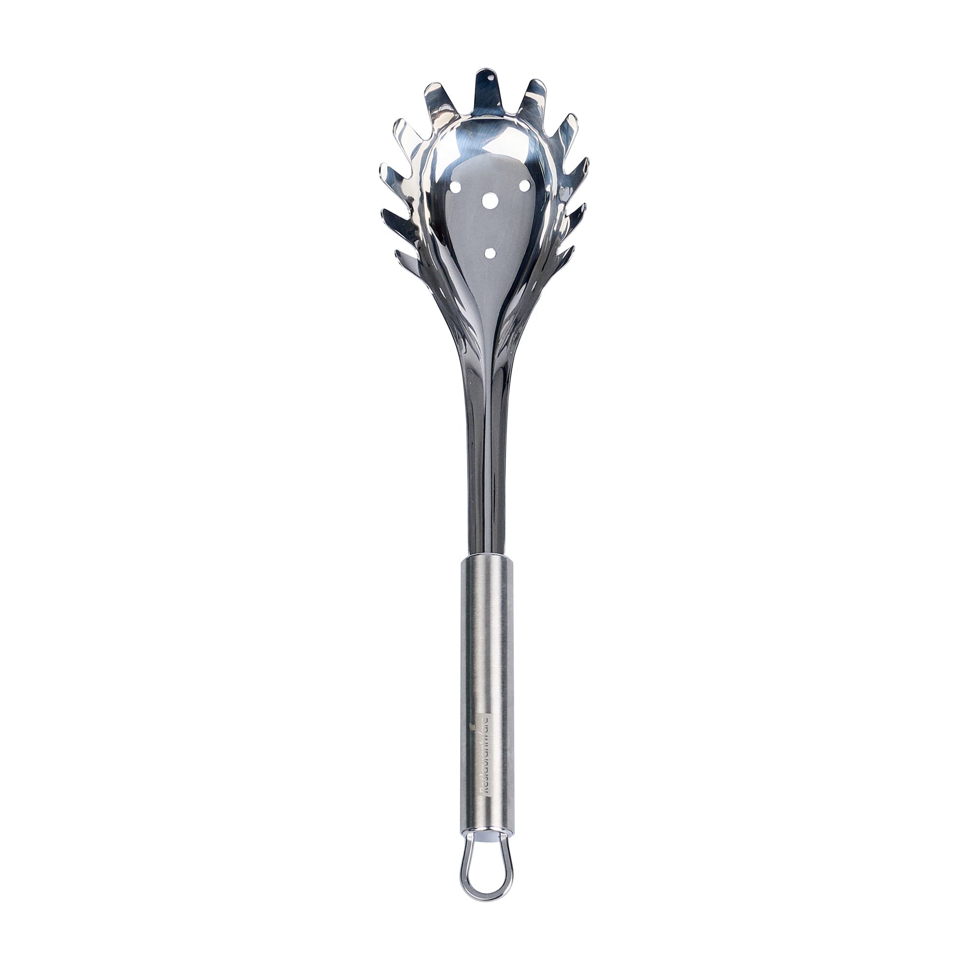 German Standard Stainless Steel Pasta Fork - 12 1/2'' x 2 3/4'' x 1 1/2'' - 6 count box