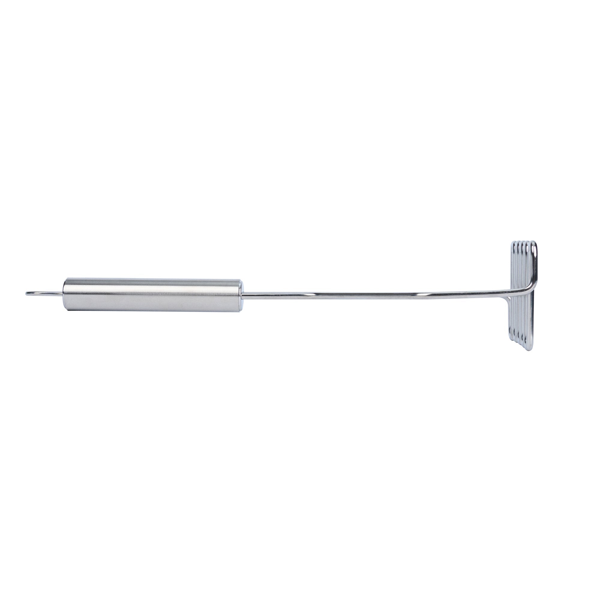 German Standard Stainless Steel Square-Faced Potato / Bean Masher - 11'' - 1 count box