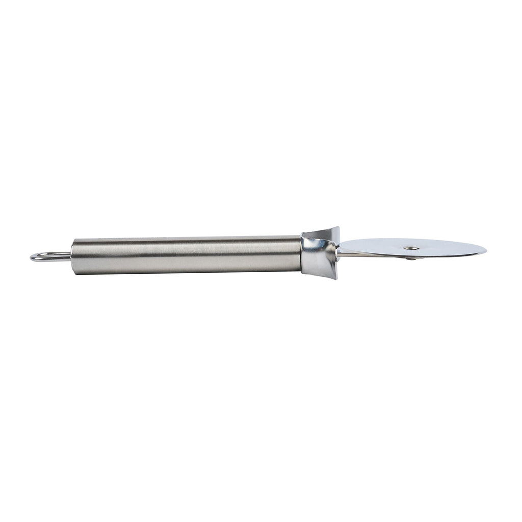 German Standard Stainless Steel Pizza Wheel - with Finger Guard - 7 3/4'' x 2 1/2'' - 1 count box